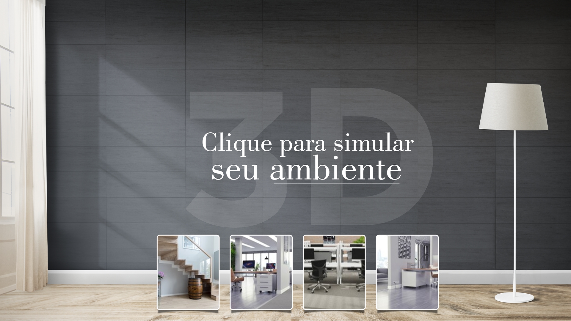 Simule seu ambiente em 3D Areia e Pedra Sorocaba Pisos Sorocaba Porcelanato Sorocaba