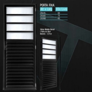 porta de aluminio fixa Revestimento Sorocaba Ferramentas Sorocaba