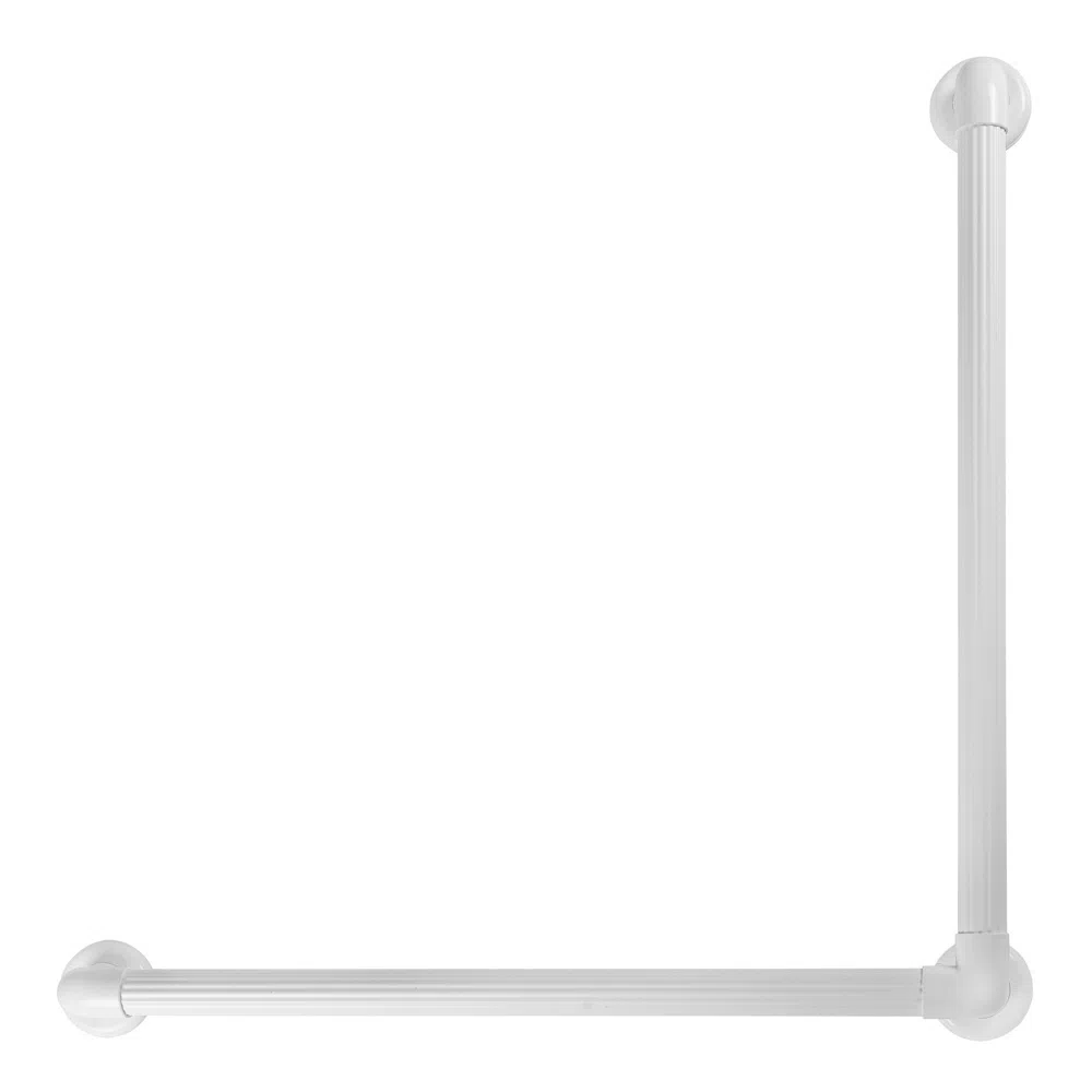 barra de apoio L em PVC branca Astra Areia e Pedra Sorocaba Gabinetes Sorocaba Porcelanato Sorocaba barra de apoio L em PVC branca Astra Revestimento Sorocaba Ferramentas Sorocaba