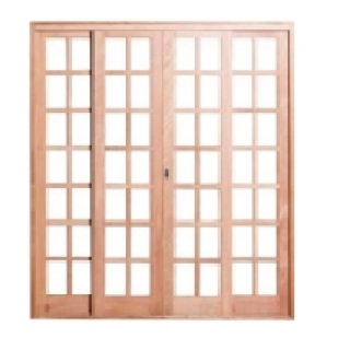 porta de madeira quadric. correr 4 fol. cod- 73.30 Revestimento Sorocaba  Material de Construção Sorocaba