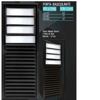 porta de aluminio basculante Areia e Pedra Sorocaba Gabinetes Sorocaba Porcelanato Sorocaba