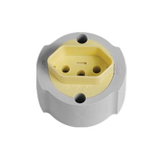 Tomada de Sobrepor Bipolar 2P + T 20A 250V Areia e Pedra Sorocaba Pisos Sorocaba Porcelanato Sorocaba