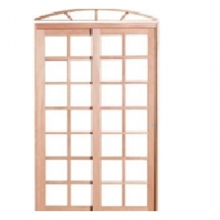 porta de madeira quadric. correr 2 fol. arco cod- 73.30 Areia e Pedra Sorocaba Gabinetes Sorocaba Porcelanato Sorocaba