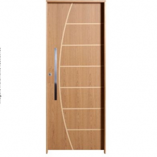 Porta de Madeira Montada Lisa Social com Puxador Areia e Pedra Sorocaba Pisos Sorocaba Porcelanato Sorocaba